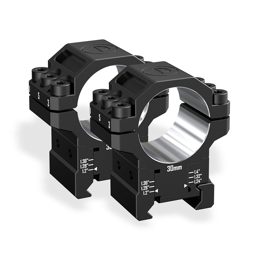 MONTURA DE ALTA PRECISION DE DISCOVEROPT AJUSTABLE PARA PICATINNY DE 22 MM Y TUPO DE 25.4/30 MM