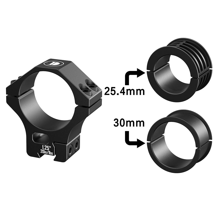 Montura Para Riel De 11 Mm Y Tubo De 25.4/30/34 Mm