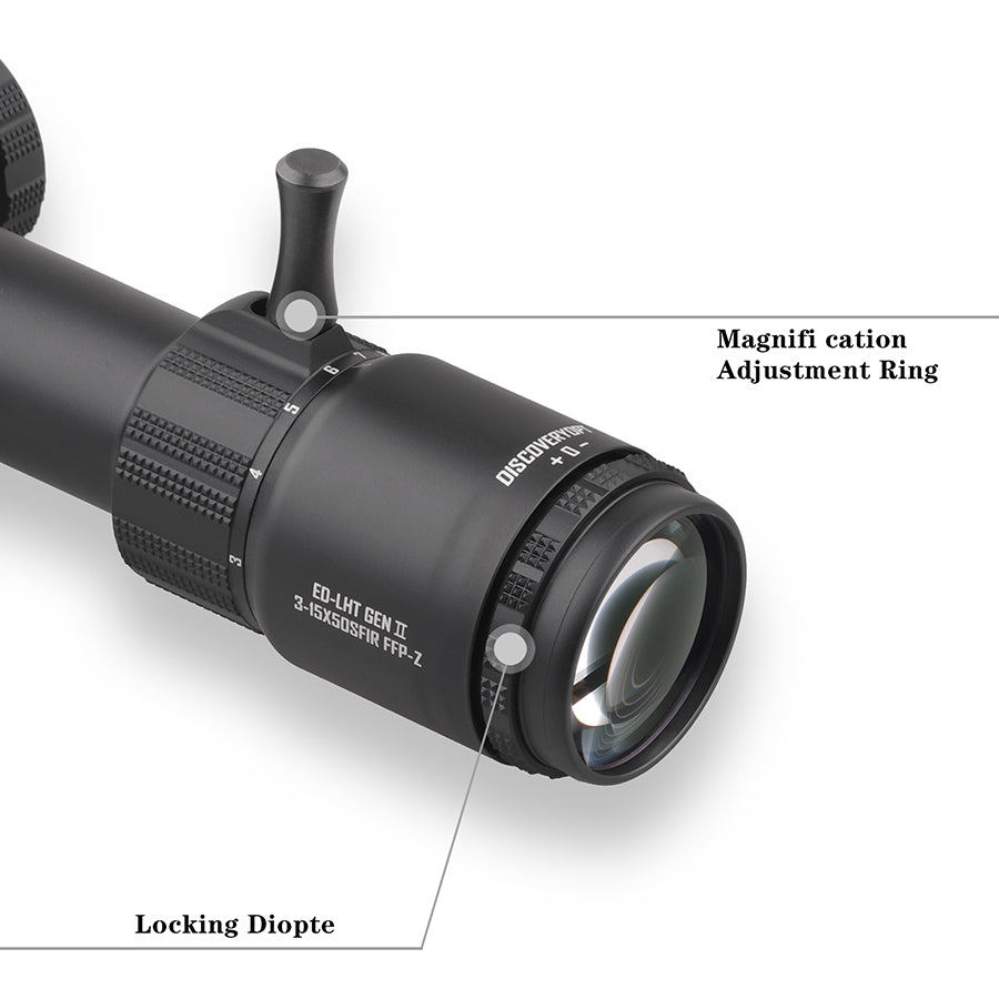 MIRA TELESCÓPICA  ED-LHT  GEN2 3-15*50SFIR FFP-Z