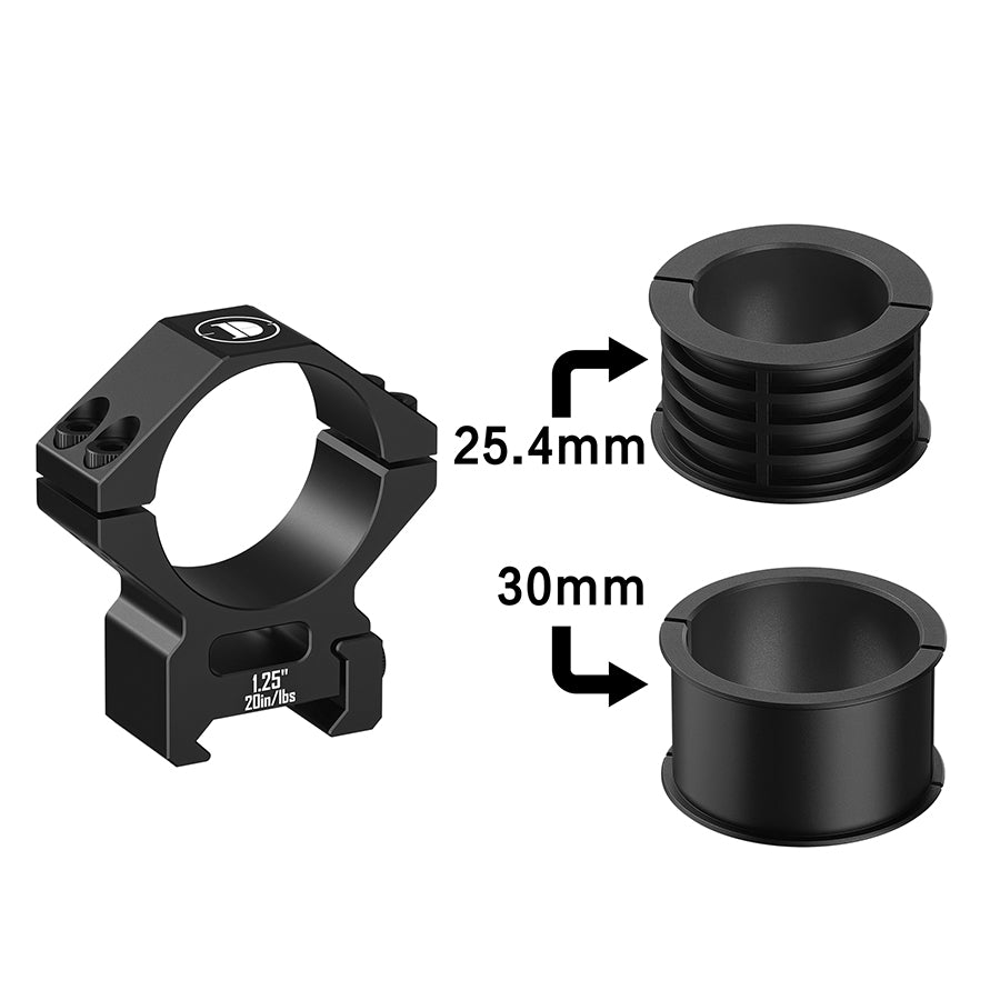 Montura Para Riel De 22 Mm Y Tubo De 25.4/30/34 Mm