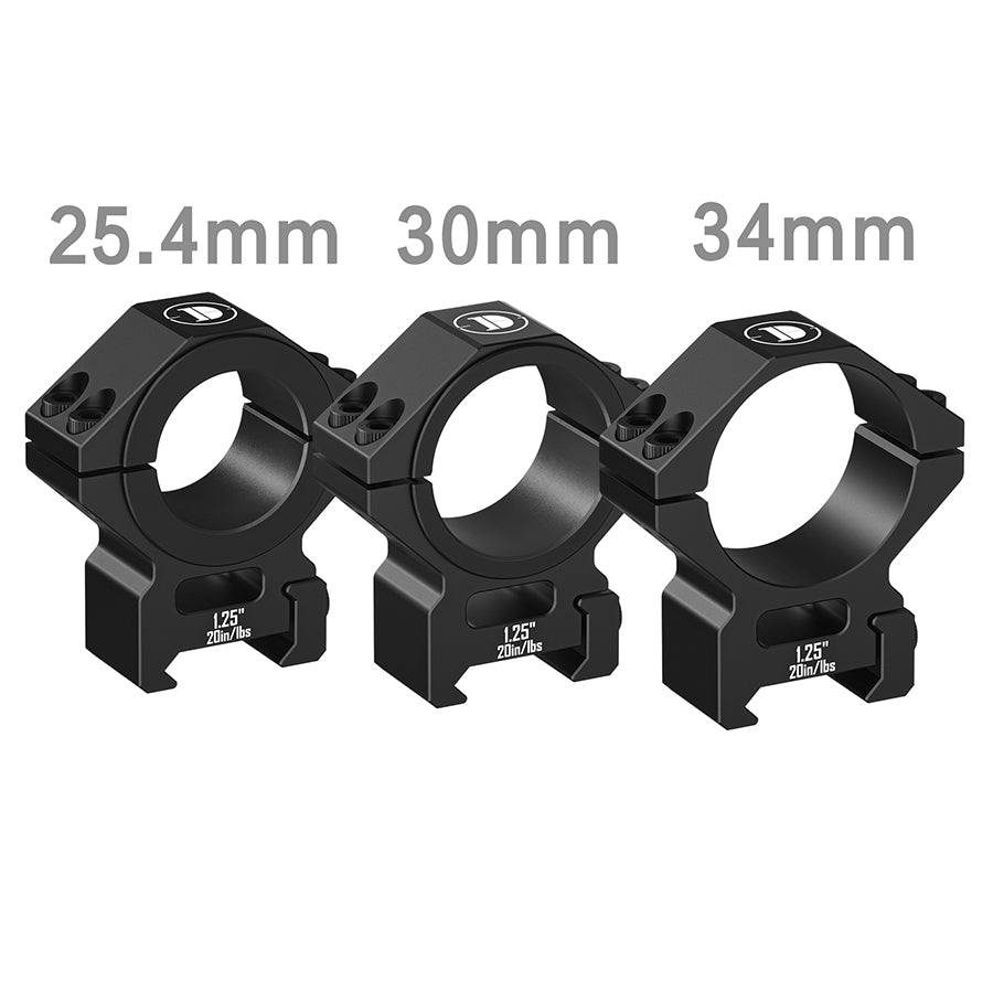 Montura Para Riel De 22 Mm Y Tubo De 25.4/30/34 Mm