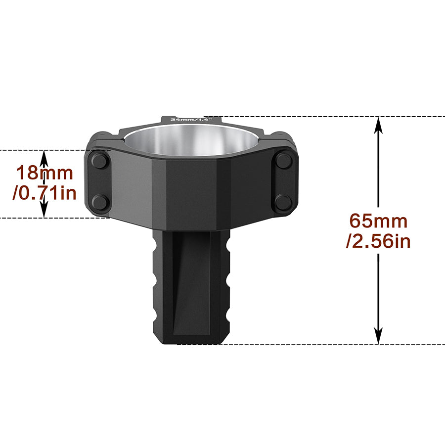 ADAPTADOR ALTO PRECISION DE DISCOVERYOPT DE ANILLO DE ALCANCE DE 30/34MM CON RIEL PICATINNY Y CON  NIVEL DE BURBUJA