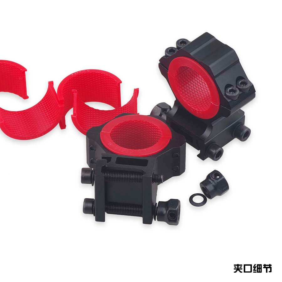 Montura Para Riel De 22 Mm Y Tubo De 25.4/30/34 Mm