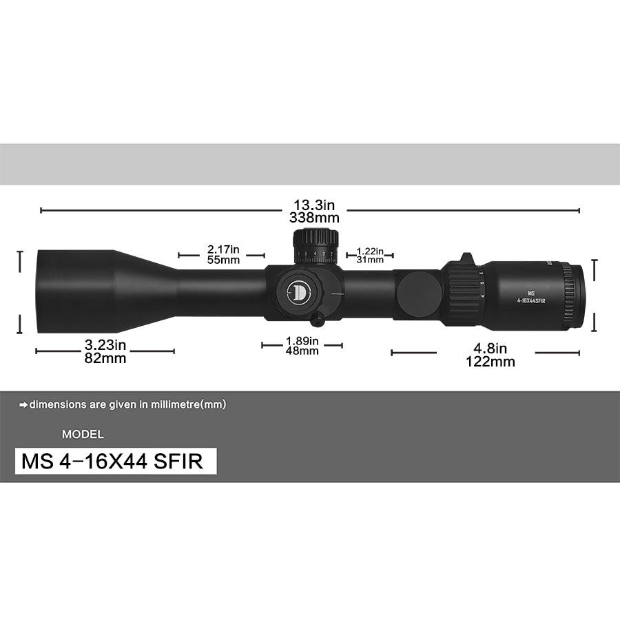 MIRA TELESCÓPICA   MS 4-16X44SFIR