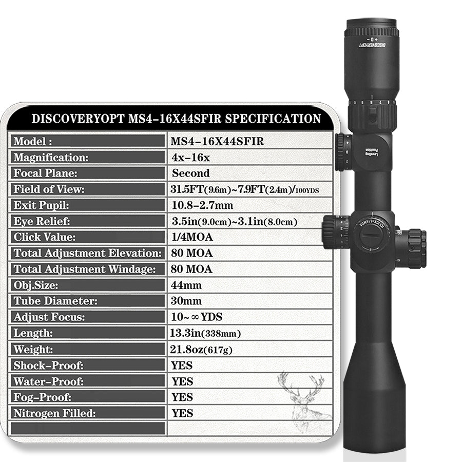 MIRA TELESCÓPICA   MS 4-16X44SFIR