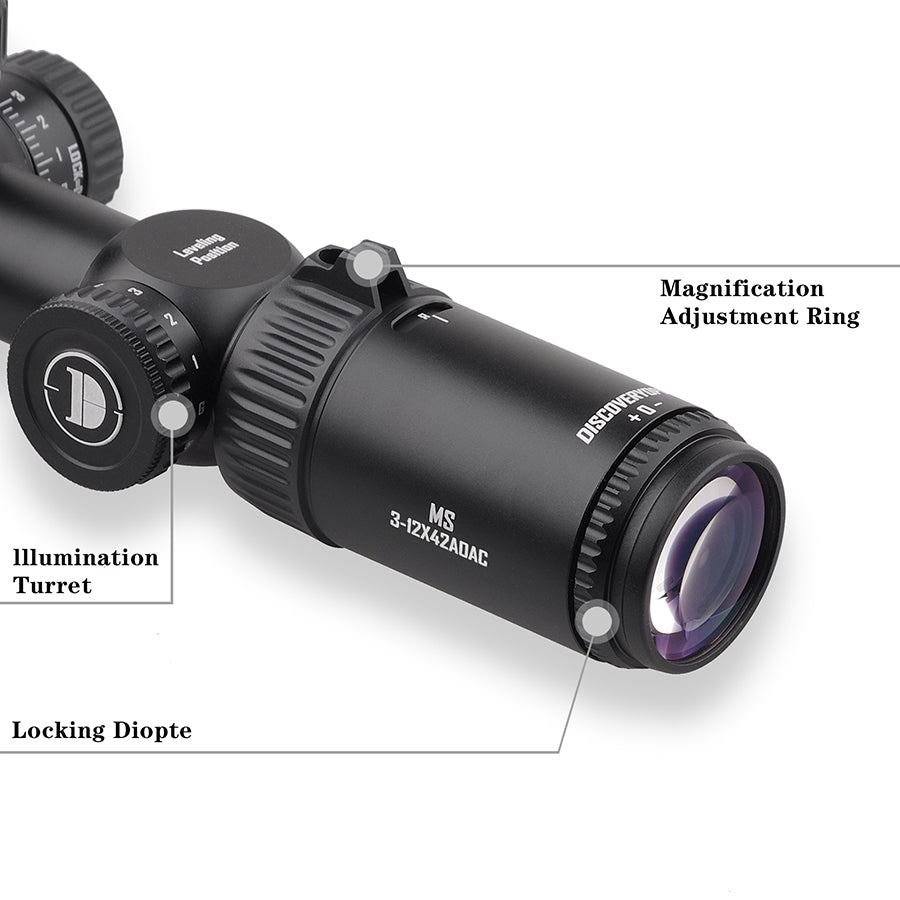 Mira Telescópica MS 3-12x42AOAC