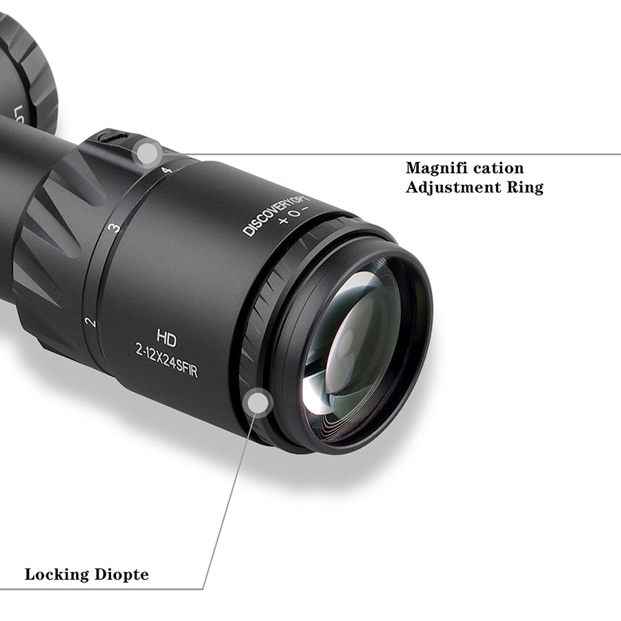 Mira Telescópica HD 2-12X24SFIR