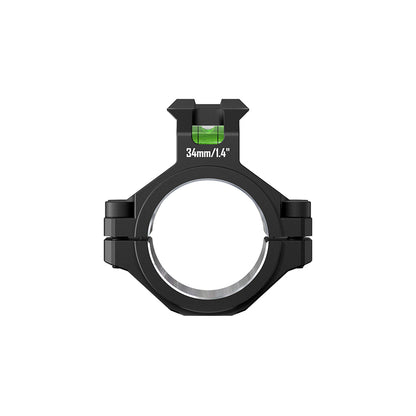 ADAPTADOR ALTO PRECISION DE DISCOVERYOPT DE ANILLO DE ALCANCE DE 30/34MM CON RIEL PICATINNY Y CON  NIVEL DE BURBUJA