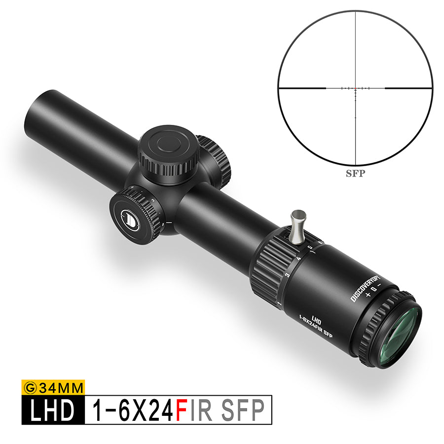 Mira Telescópica LHD 1–6X24FIR SFP