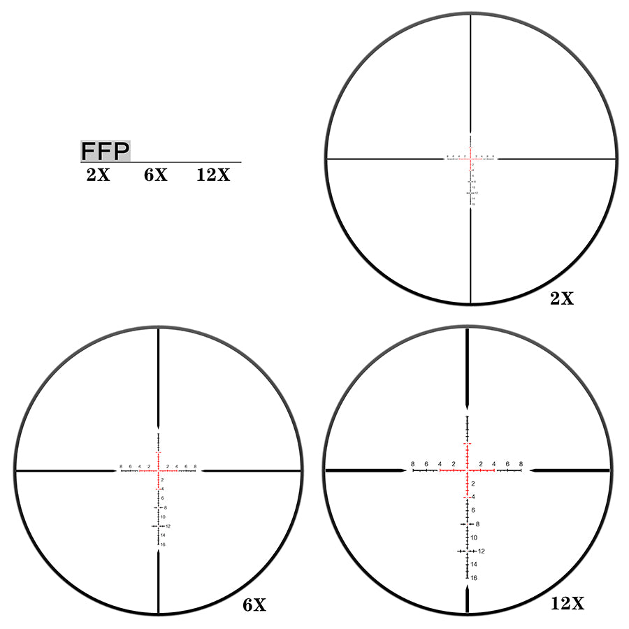 Mira Telescópica HD 2-12X24SFIR